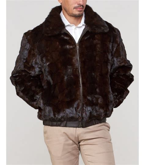 mink fur bomber jacket